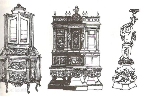 在法国路易十四时期,被贵族们追捧的巴洛克风格家具,大多都是利用多变