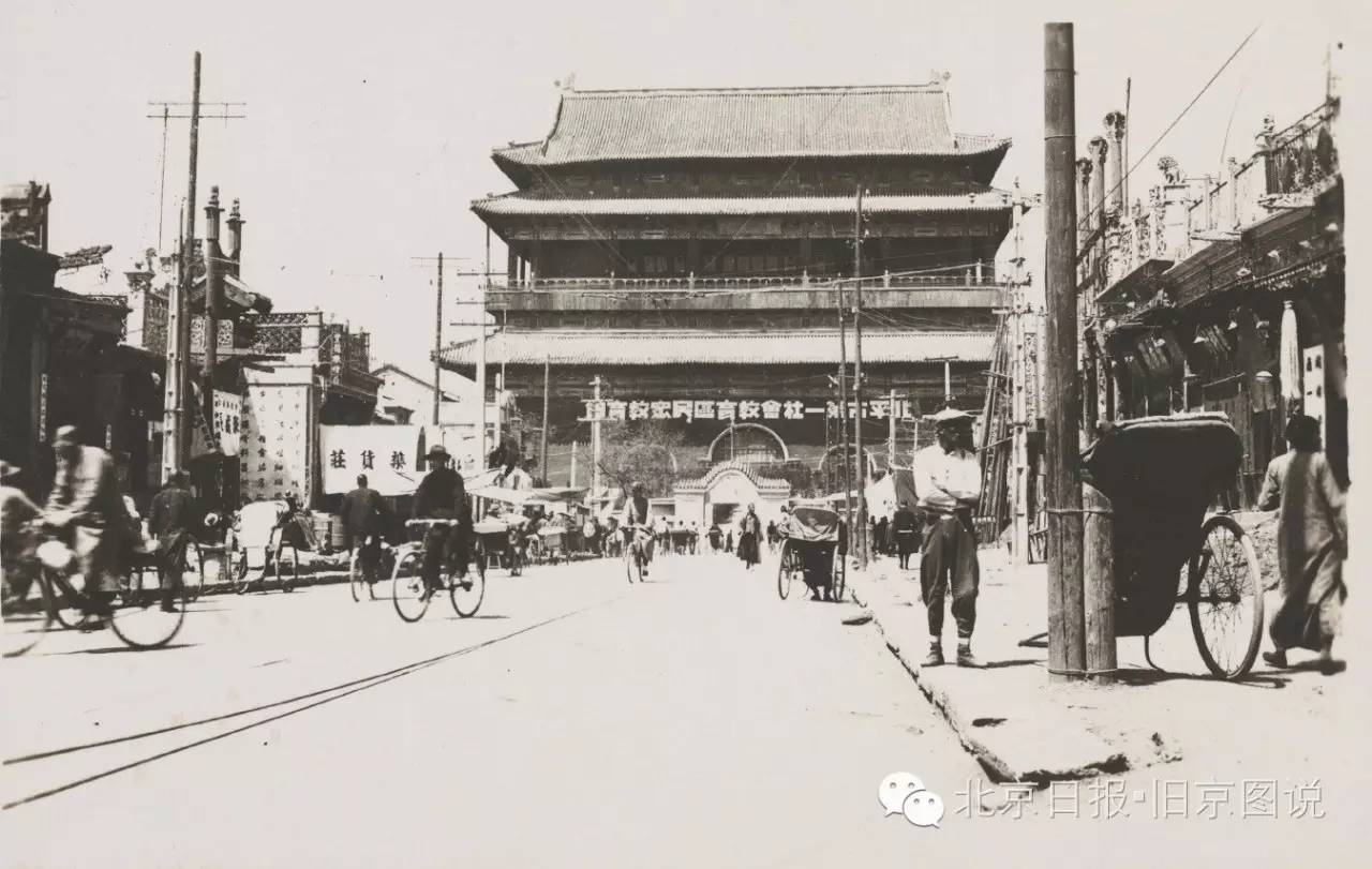 老北京照相馆:美丽照相馆和美丽风景明信片