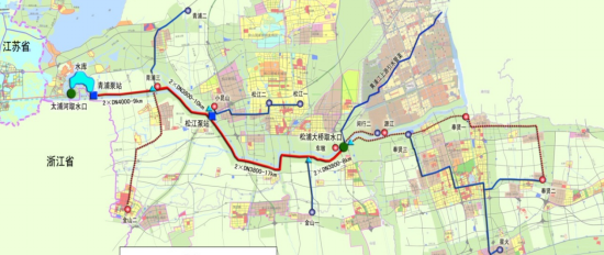 西南五区现有取水口将归并于太浦河金泽取水口和松浦大桥取水口,形成"