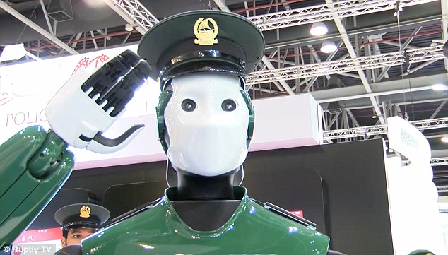 迪拜5月启用机器人警察巡逻 机器战警走入现实