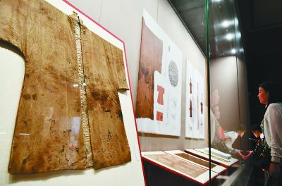 长干寺地宫58件宋代丝织文物首次在南京展出