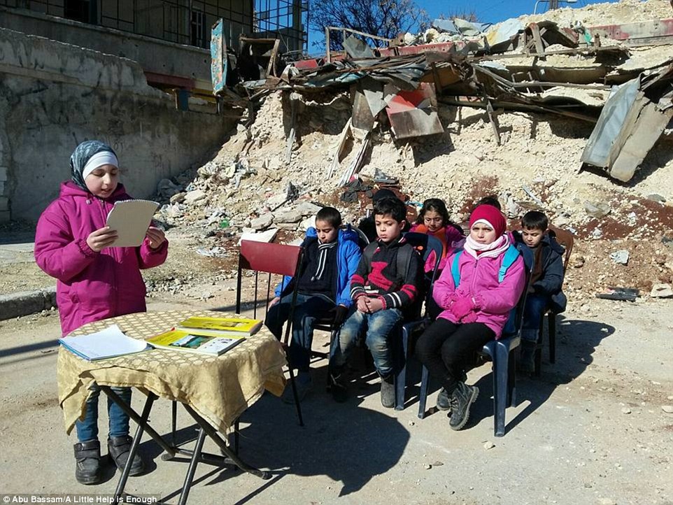 废墟上的阿勒波课堂:叙利亚儿童战乱中坚持学