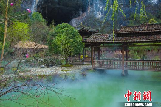 酉阳桃花源重新开园 秦风古韵恍若穿越千年(图)